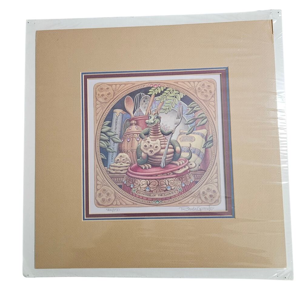 Randal Spangler Guardian Of The Cookies Limited Edition Print Signed Matted